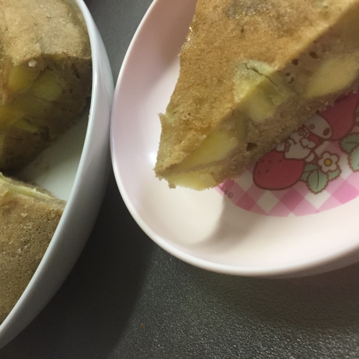 子供と作れる！炊飯器さつまいもケーキ☆